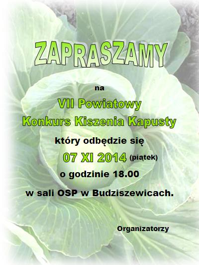 VII Powiatowe Święto Kiszenia Kapusty